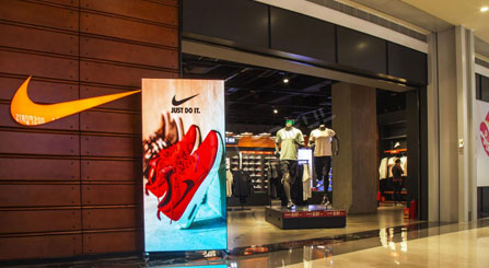 Cartaz LED para Nike